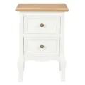 Tables de chevet 2 pcs blanc 35x30x49 cm MDF