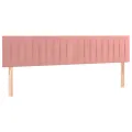 cadre de lit avec matelas Rose 180x200 cm Velours