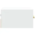 Tables de chevet murales 2 pcs blanc 35x35x20 cm