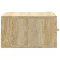 Table de chevet murale chêne sonoma 35x35x20 cm