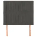 Têtes de lit 2 pcs Gris foncé 90x5x78/88 cm Velours