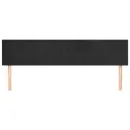 Têtes de lit 2 pcs Noir 100x5x78/88 cm Velours