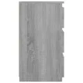 Tables de chevet 2 pcs Sonoma gris 40x35x62,5cm Bois ingénierie