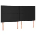 cadre de lit avec matelas Noir 180x200 cm Similicuir