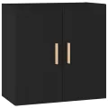 Armoire murale Noir 60x30x60 cm Bois d'ingénierie