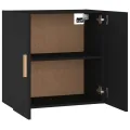 Armoire murale Noir 60x30x60 cm Bois d'ingénierie