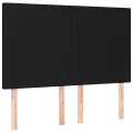 cadre de lit avec matelas Noir 180x200 cm Tissu