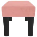 Banc Rose 70x30x30 cm Velours