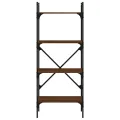 Bibliothèque à 4 niveaux chêne marron 56x31,5x138,5 cm
