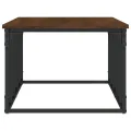 Table basse chêne marron 100x50x35,5 cm bois d'ingénierie
