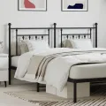 Tête de lit métal noir 180 cm