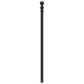 Tête de lit métal noir 180 cm