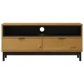Meuble TV FLAM 110x40x50 cm bois massif de pin