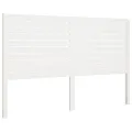 Tête de lit Blanc 166x4x100 cm Bois massif de pin
