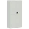 Classeur gris clair 90x40x220 cm acier