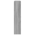 Armoire à chaussures Sonoma gris 59x17x81 cm Bois d'ingénierie