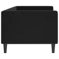 Lit de repos noir 80x200 cm velours