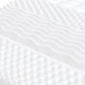 Lit de jour avec gigogne et matelas crème 100x200 cm tissu