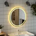 Miroir de salle de bain à LED 70 cm rond