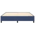 cadre de lit Bleu 180x200 cm Tissu