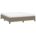 Cadre de lit Taupe 180x200 cm Tissu