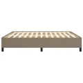 Cadre de lit Taupe 180x200 cm Tissu