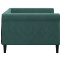 Lit de repos vert foncé 90x200 cm velours