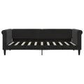 Lit de repos noir 90x190 cm velours