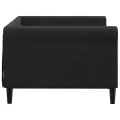 Lit de repos noir 90x190 cm velours