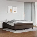 cadre de lit Marron 160x200 cm Similicuir