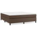 cadre de lit Marron 160x200 cm Similicuir