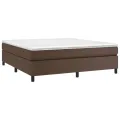 cadre de lit Marron 160x200 cm Similicuir