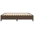 cadre de lit Marron 160x200 cm Similicuir