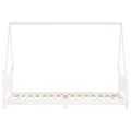 Cadre de lit pour enfants blanc 80x200 cm bois de pin massif