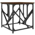 Table basse chêne marron 45x45x47,5 cm bois d'ingénierie