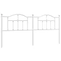 Tête de lit métal blanc 193 cm