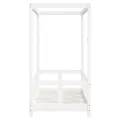 Cadre de lit pour enfant blanc 70x140 cm bois de pin massif