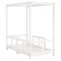 Cadre de lit pour enfant blanc 70x140 cm bois de pin massif
