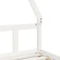 Cadre de lit pour enfants blanc 90x190 cm bois de pin massif