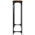 Table console chêne fumé 102x22,5x75 cm bois d'ingénierie