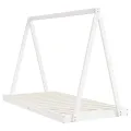 Cadre de lit pour enfants blanc 90x190 cm bois de pin massif