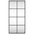 Miroir mural noir 40x80 cm rectangulaire fer