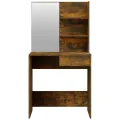 Ensemble de coiffeuse Chêne fumé 74,5x40x141 cm