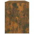 Tabouret de toilette Chêne fumé 70x35x45 cm Bois d'ingénierie