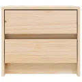 Table de chevet 40x31x35,5 cm bois de pin massif