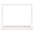 Cadre de lit pour enfant blanc 70x140 cm bois de pin massif