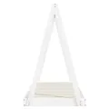 Cadre de lit pour enfant blanc 70x140 cm bois de pin massif