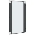 Miroir mural noir 60x100 cm rectangulaire fer