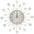 325165  Wall Clock Silver 40 cm Metal
