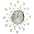 325165  Wall Clock Silver 40 cm Metal
